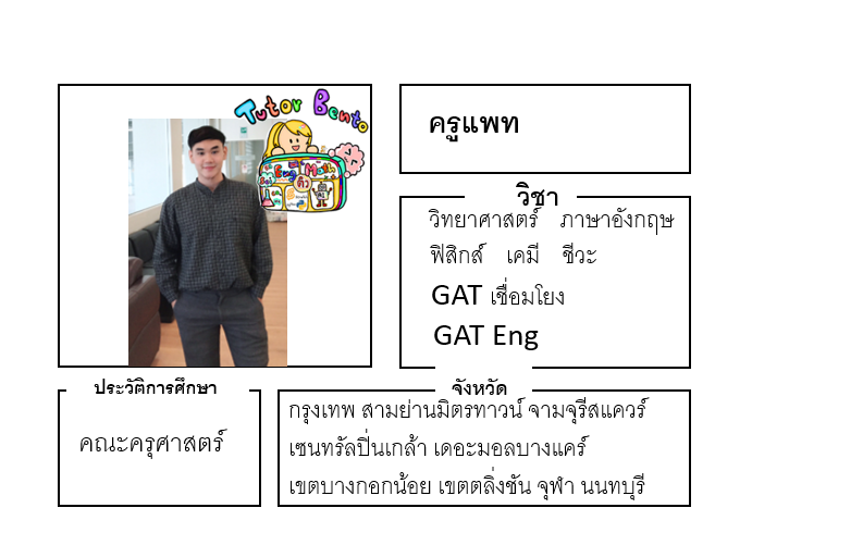 ติวเตอร์เบนโตะ-แพท