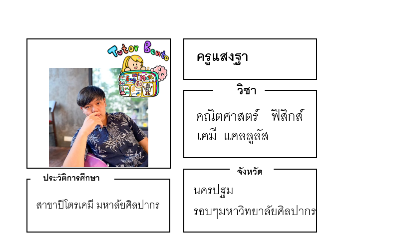 ติวเตอร์เบนโตะ-แสงฐา ติวเตอร์เบนโตะ-แสงฐา