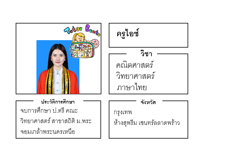 ติวเตอร์เบนโตะ-ไอซ์ ติวเตอร์เบนโตะ-ไอซ์