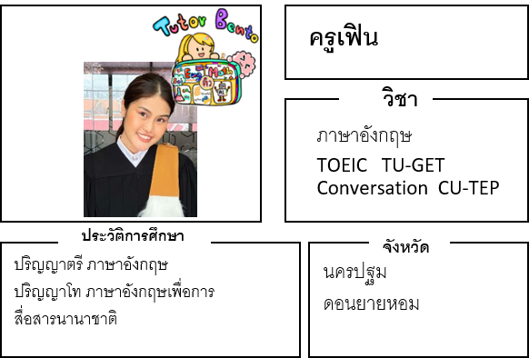 ติวเตอร์เบนโตะ-เฟิน ติวเตอร์เบนโตะ-เฟิน
