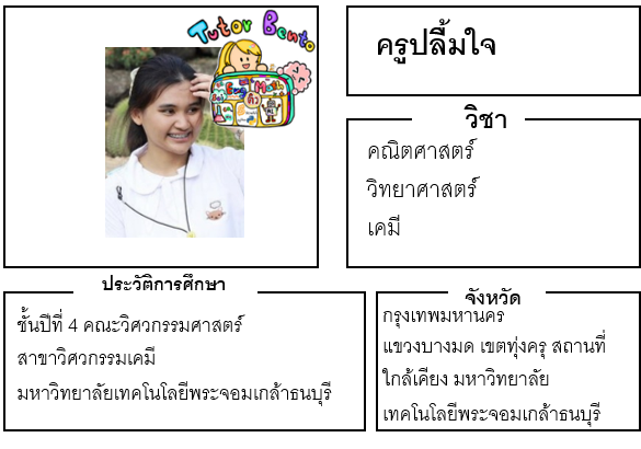 ติวเตอร์เบนโตะ-ปลื้มใจ