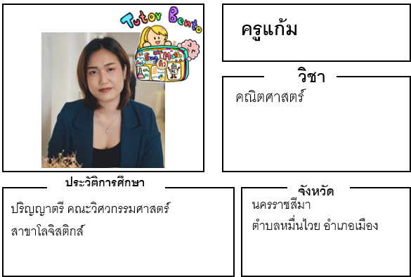 ติวเตอร์เบนโตะ-แก้ม