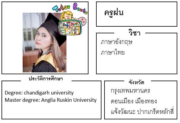 ติวเตอร์เบนโตะ-ฝน