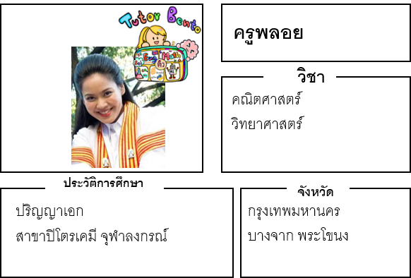 ติวเตอร์เบนโตะ-พลอย