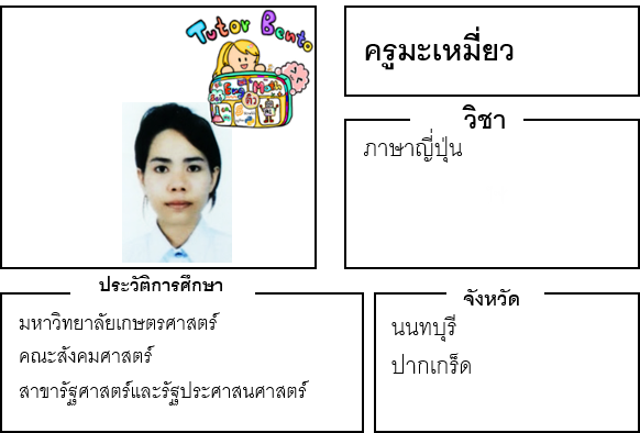 ติวเตอร์เบนโตะ-มะเหมี่ยว