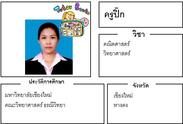 ติวเตอร์เบนโตะ-ปิ๊ก