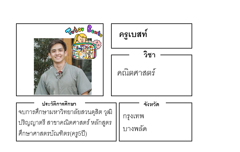 ติวเตอร์เบนโตะ-เบสท์ ติวเตอร์เบนโตะ-เบสท์