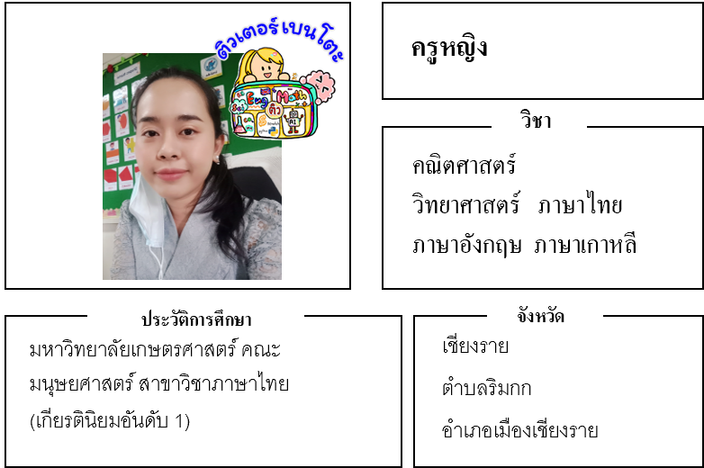 ติวเตอร์เบนโตะ-หญิง ติวเตอร์เบนโตะ-หญิง