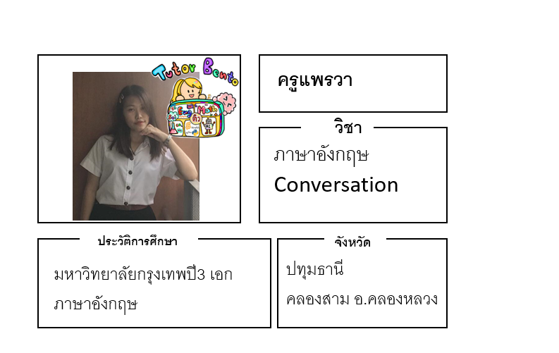 ติวเตอร์เบนโตะ-แพรวา ติวเตอร์เบนโตะ-แพรวา