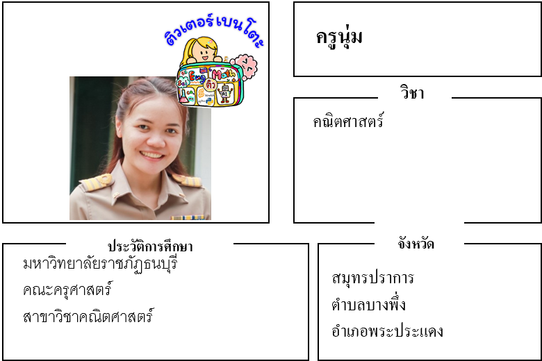 ติวเตอร์เบนโตะ-นุ่ม