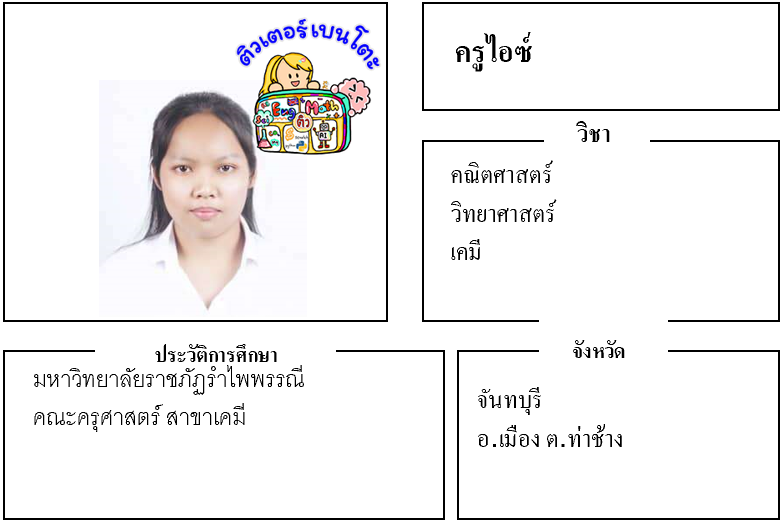 ติวเตอร์เบนโตะ-ไอซ์ ติวเตอร์เบนโตะ-ไอซ์