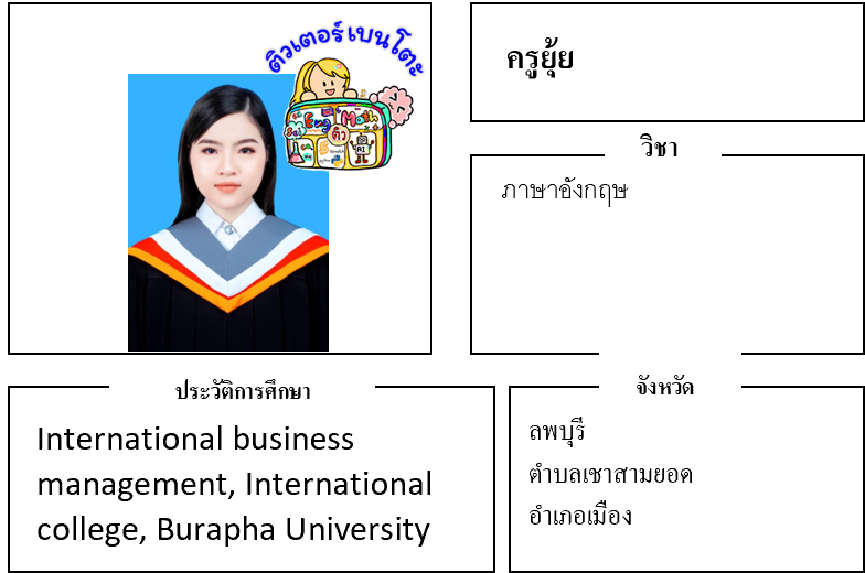 ติวเตอร์เบนโตะ-ยุ้ย ติวเตอร์เบนโตะ-ยุ้ย