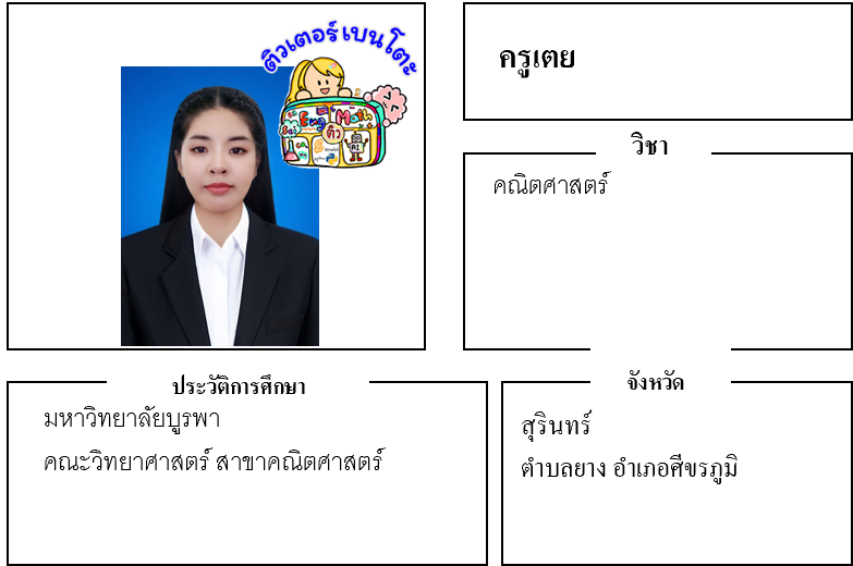 ติวเตอร์เบนโตะ-เตย ติวเตอร์เบนโตะ-เตย