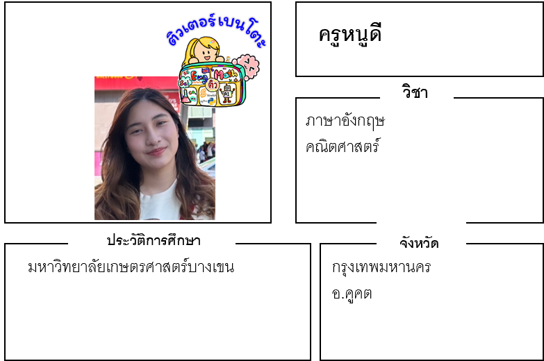 ติวเตอร์เบนโตะ-หนูดี