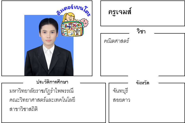 ติวเตอร์เบนโตะ-เจมส์ ติวเตอร์เบนโตะ-เจมส์