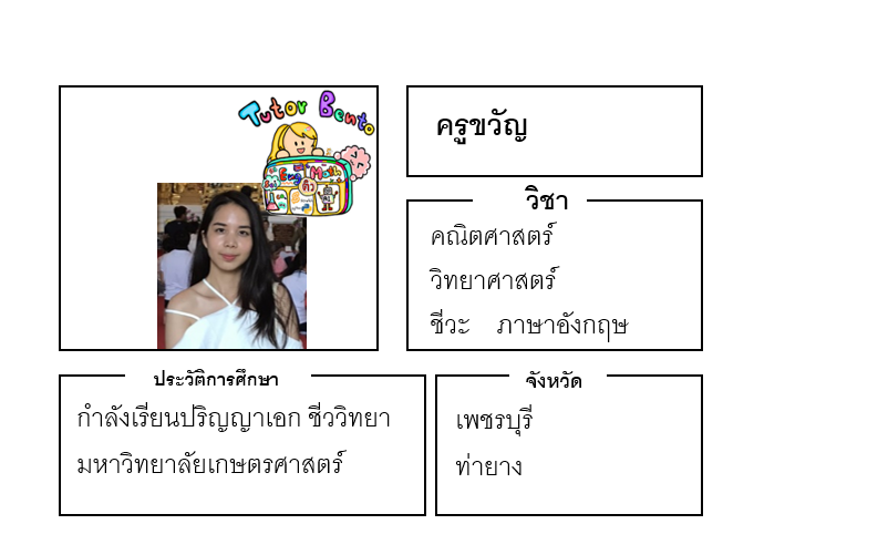 ติวเตอร์เบนโตะ-ขวัญ ติวเตอร์เบนโตะ-ขวัญ