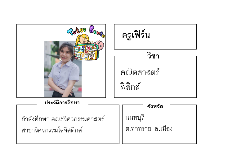 ติวเตอร์เบนโตะ-เฟิร์น ติวเตอร์เบนโตะ-เฟิร์น