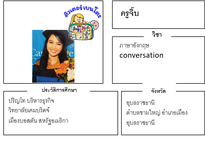 ติวเตอร์เบนโตะ-จิ๊บ ติวเตอร์เบนโตะ-จิ๊บ