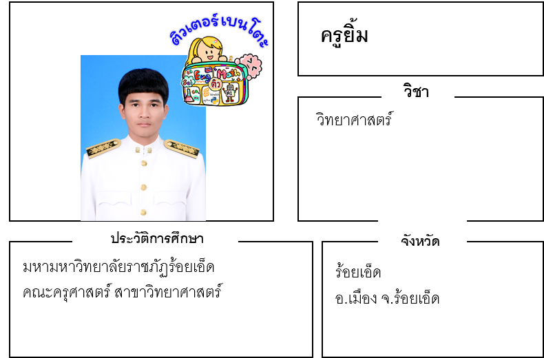 ติวเตอร์เบนโตะ-ยิ้ม ติวเตอร์เบนโตะ-ยิ้ม