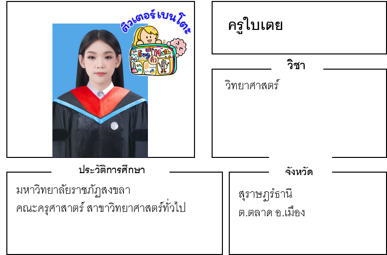 ติวเตอร์เบนโตะ-ใบเตย