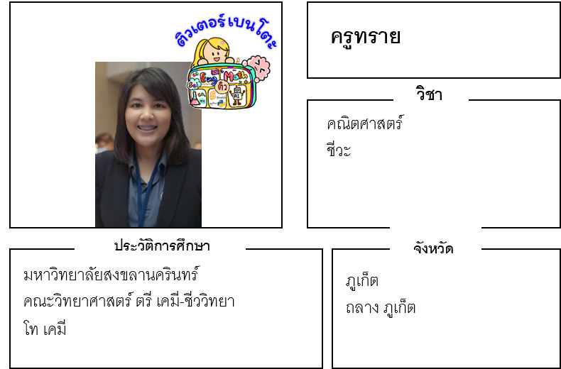 ติวเตอร์เบนโตะ-ทราย ติวเตอร์เบนโตะ-ทราย