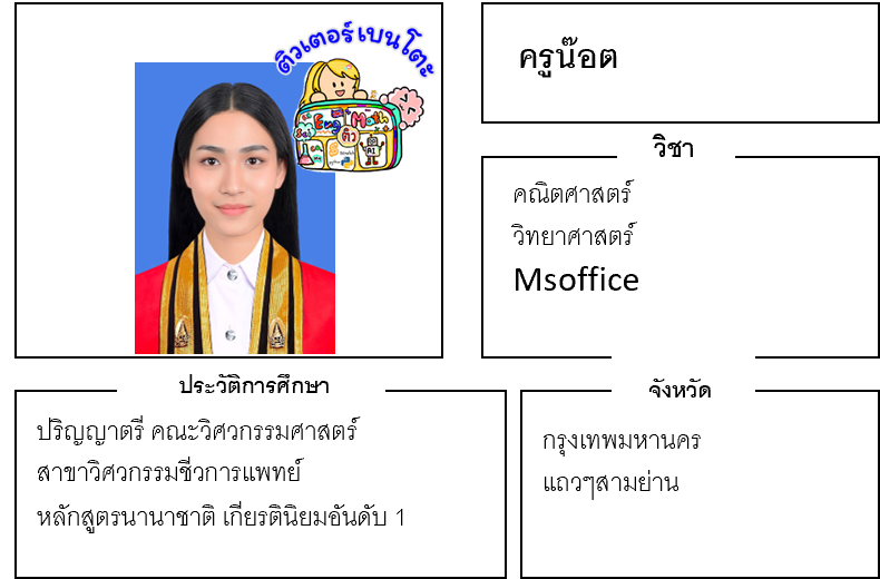 ติวเตอร์เบนโตะ-น๊อต