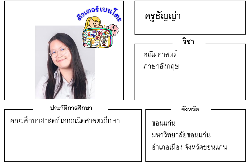 ติวเตอร์เบนโตะ-ธัญญ่า