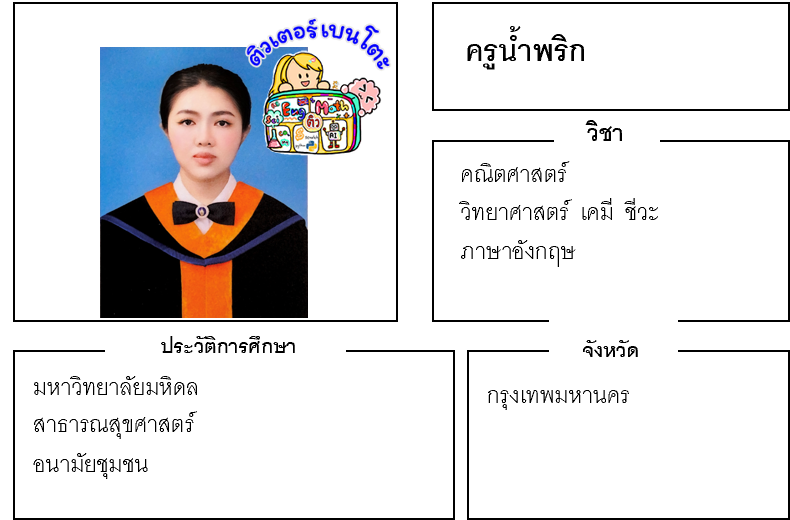 ติวเตอร์เบนโตะ-น้ำพริก