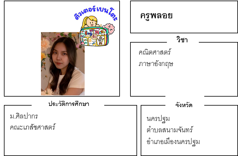 ติวเตอร์เบนโตะ-พลอย