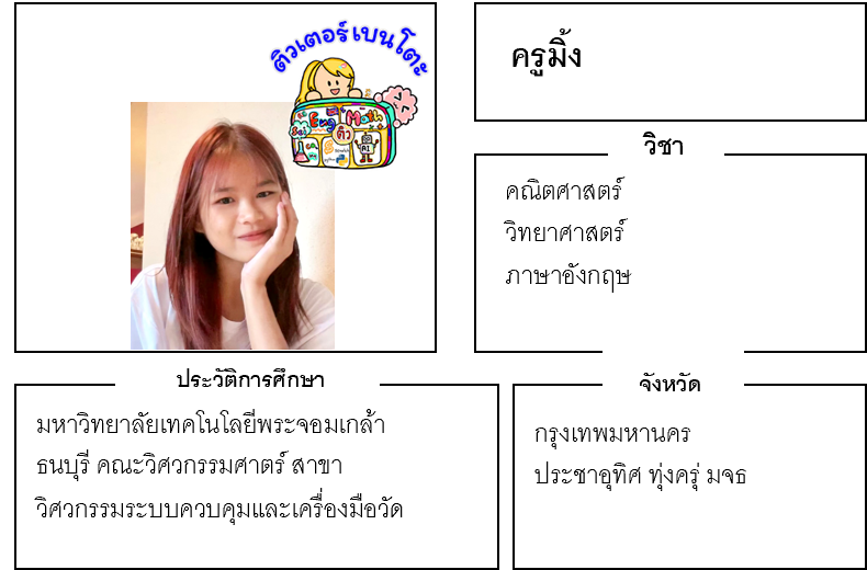 ติวเตอร์เบนโตะ-มิ้ง