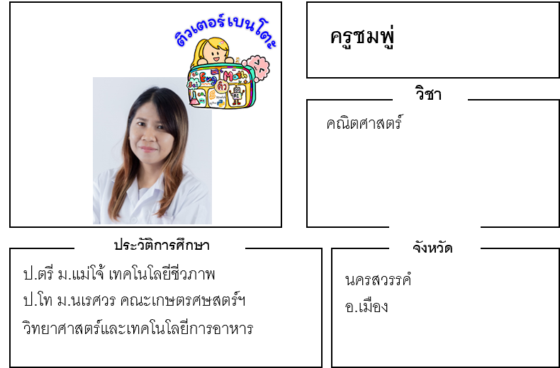 ติวเตอร์เบนโตะ-ชมพู่