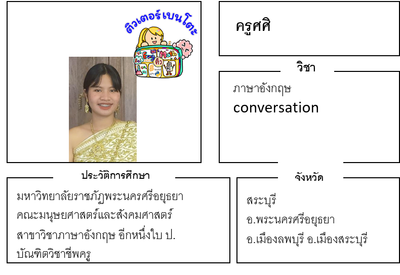 ติวเตอร์เบนโตะ-ศศิ