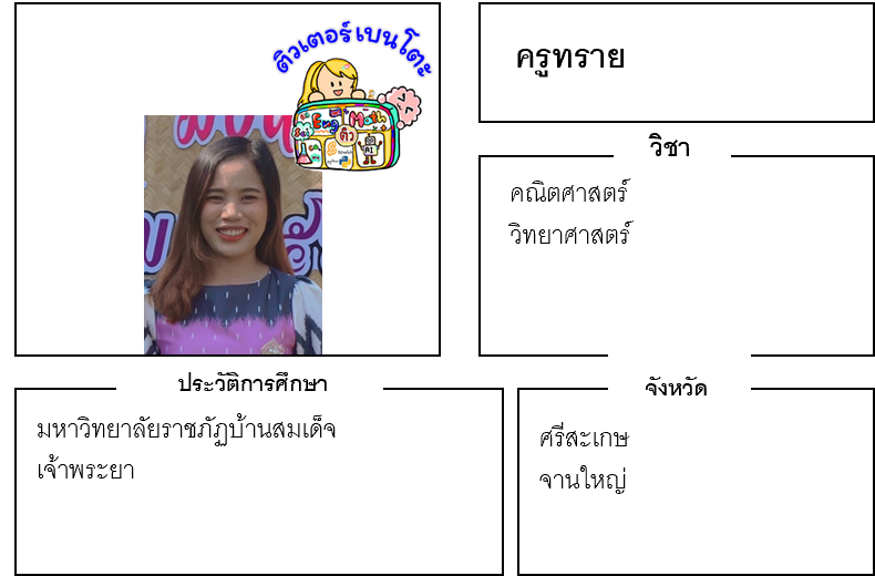 ติวเตอร์เบนโตะ-ทราย