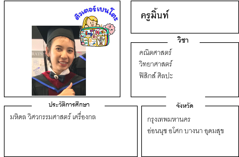 ติวเตอร์เบนโตะ-มิ้นท์