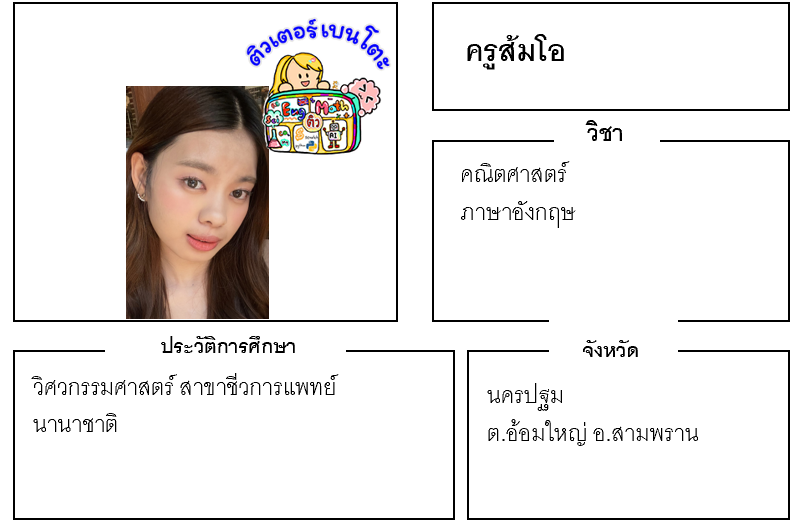 ติวเตอร์เบนโตะ-ส้มโอ