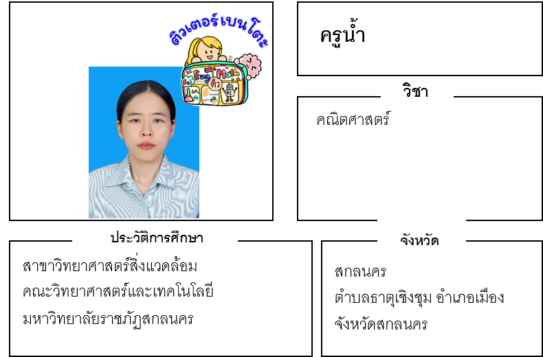 ติวเตอร์เบนโตะ-น้ำ