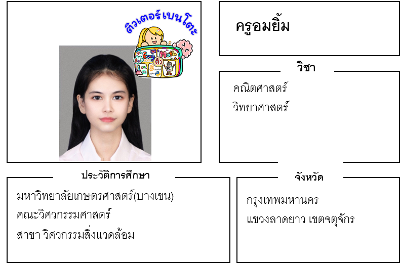 ติวเตอร์เบนโตะ-อมยิ้ม