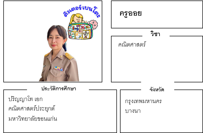 ติวเตอร์เบนโตะ-ออย