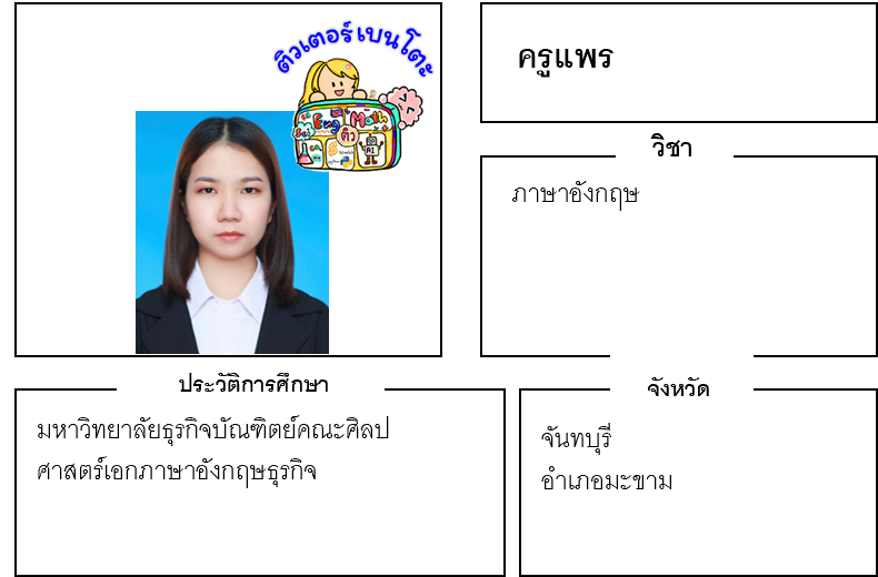 เรียนพิเศษจันทบุรี ครูแพร 24040 สอนภาษาอังกฤษ เรียนพิเศษจันทบุรี ครูแพร 24040 สอนภาษาอังกฤษ