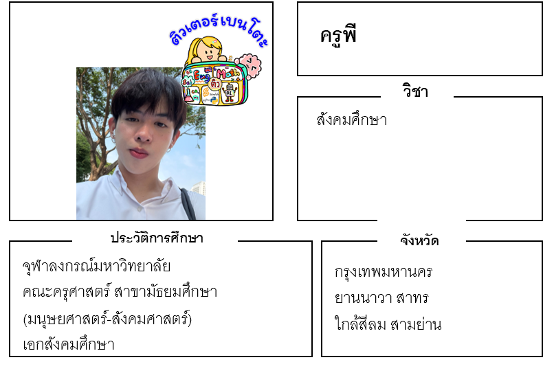 เรียนพิเศษยานนาวา ครูพี 24203 สอนสังคมศึกษา