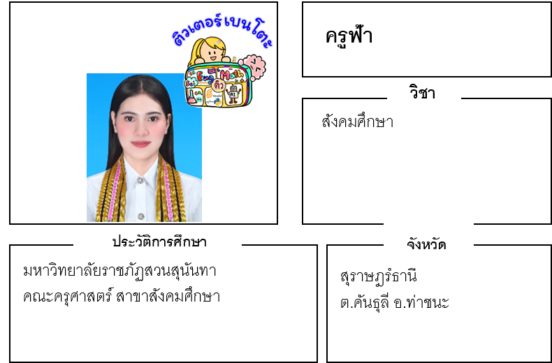เรียนพิเศษสุราษฎร์ธานี ครูฟ้า 24208 สอนสังคมศึกษา