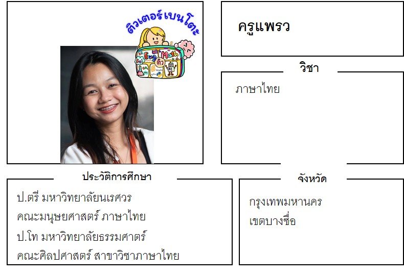 tutorbento-แพรว