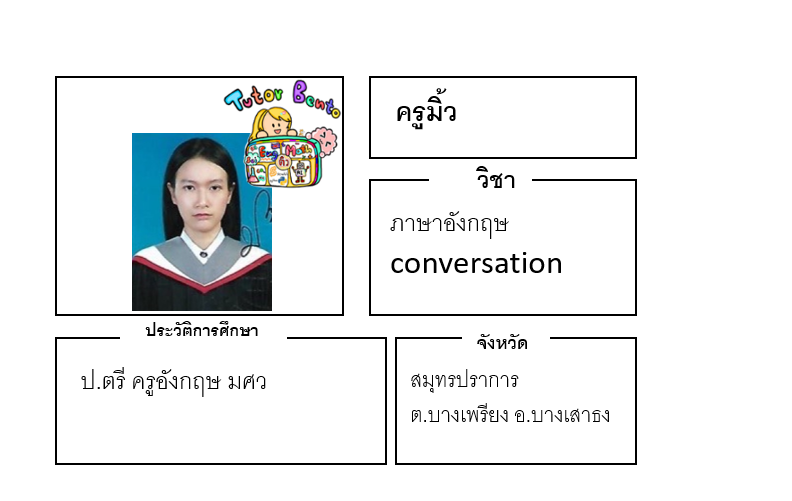 ติวเตอร์เบนโตะ-มิ้ว ติวเตอร์เบนโตะ-มิ้ว
