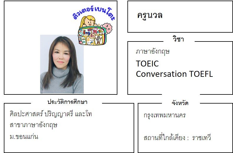 tutorbento นวล