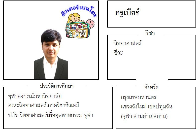 tutorbento เบียร์