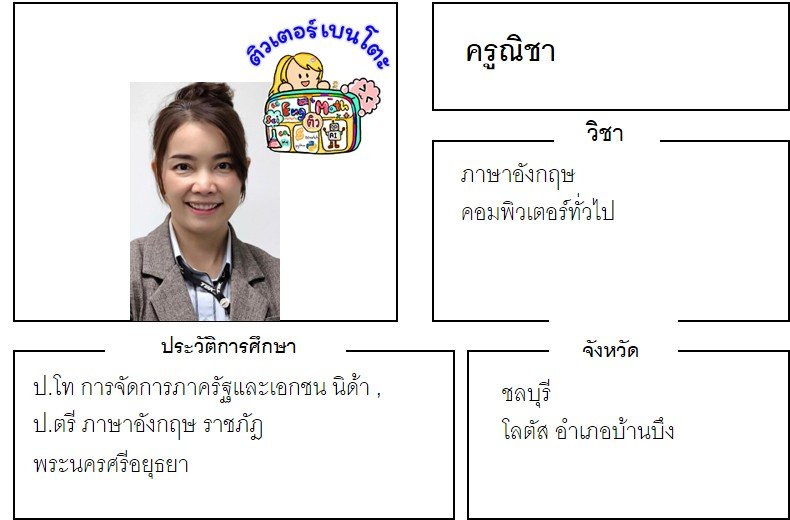 tutorbento.com ณิชา
