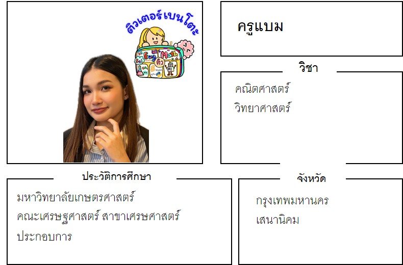 tutorbento.com แบม