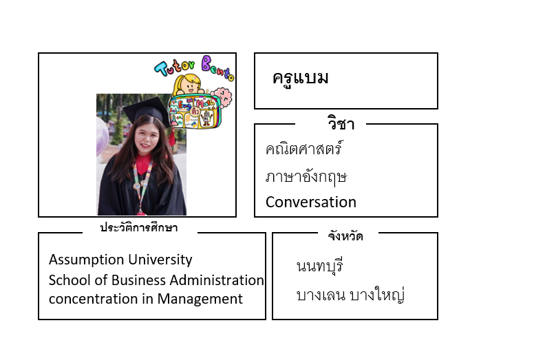 ติวเตอร์เบนโตะ-แบม ติวเตอร์เบนโตะ-แบม