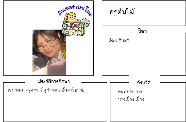 tutorbento.com ต้นไม้ สอนพิเศษสมุทรปราการ สอนสังคมศึกษา