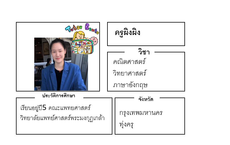 ติวเตอร์เบนโตะ-ผิงผิง ติวเตอร์เบนโตะ-ผิงผิง